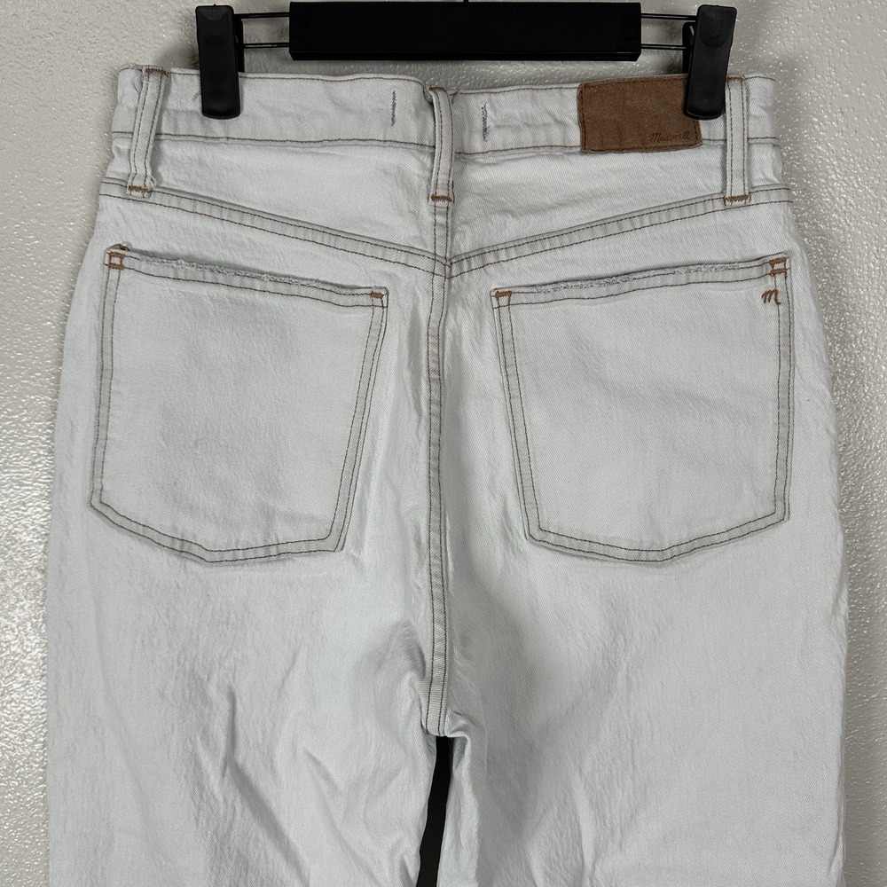 MADEWELL The Perfect Vintage Wide-Leg Crop Jeans Womens Size 28 Blue Light Wash - Picture 4 of 6
